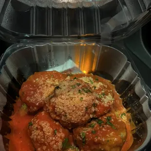 Meatballs and Marinara