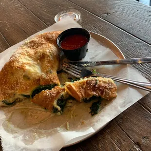 Spinach Calzone