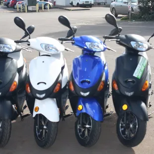 All of our Rental Mopeds are brand new.