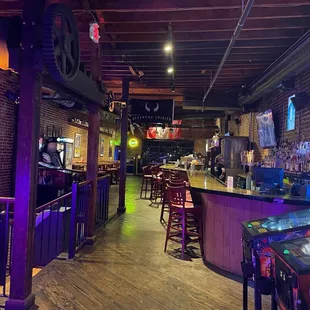 Bar area upstairs