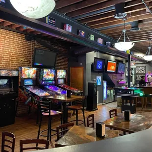Downstairs bar area