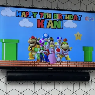 Even added our Super Mario Theme!