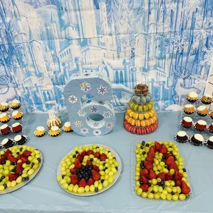 Dessert table which the Pixels team and I set up just in time before guests arrival.