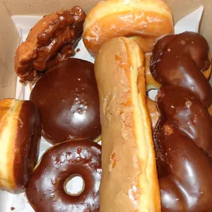It was hard not to attack the donuts right away, but I have some self-control (oh no- I just peed myself).