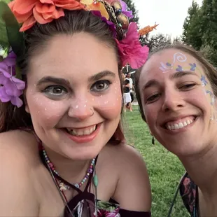 Face painting by this awesome pixie!