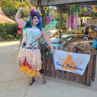 Face Painting Pixie at Fairytale Town