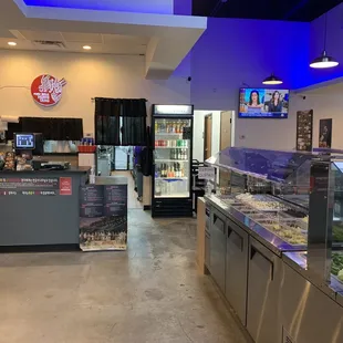 sushi and sashimi, interior