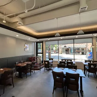 the interior of a restaurant