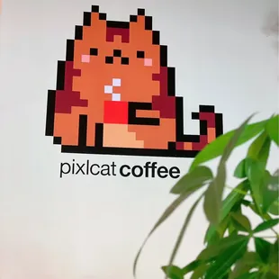 Cute pixlcat logo