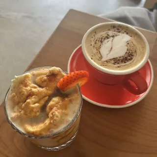 Iced Strawberry Dopo Panna