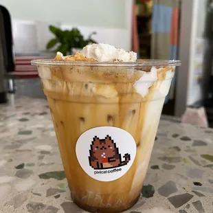 Iced Vanilla Dopo Panna Latte