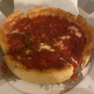 Personal anchovy deep dish