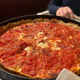 Deep Dish Meat Lovers Pizza