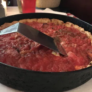 Deep Dish Meat Lovers Pizza