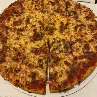 Sausage Thin Crust