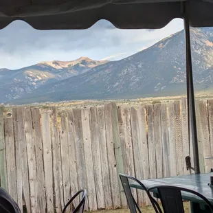 View from patio.
