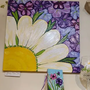 Another happy flower painting by Susie.