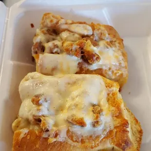 Crawfish poboy, homemade bread, delicious