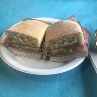 Tuesday special whole submarine poor boy. Comes with bag of chips and tea.