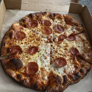 Pepperoni pizza