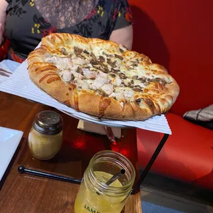 Bianca Pizza &amp; a "Manmosa"!