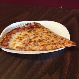 Cheese slice &amp; a can of soda, $3