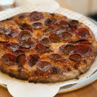  a pepperoni pizza