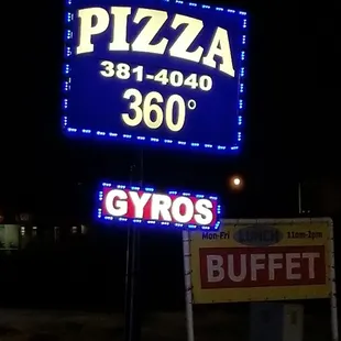 Sign from the street.