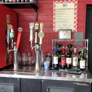 Tap Beers and Wines (Bottled Beers Also Available)