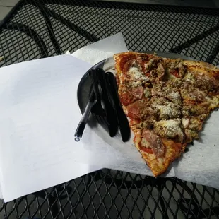 Cowtown slice... Bigger than my paper..