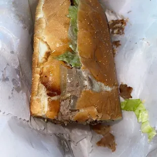 Delicious Cheesesteak w/American Cheese.