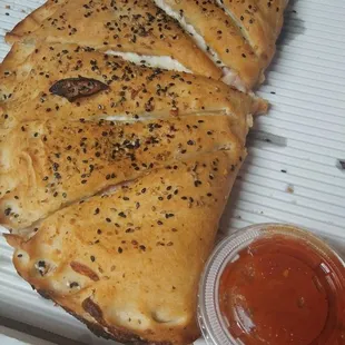 Ham calzone