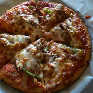 Deep Dish Philly Cheesesteak Pizza