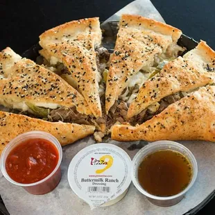 Chicago Beef Calzone