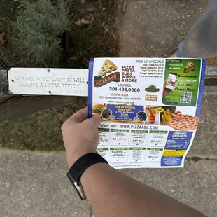 Ignored &quot;no flyers&quot; sign