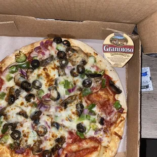 pizza, food