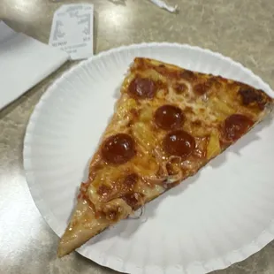 Pepperoni and pineapple