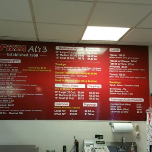 Billboard menu