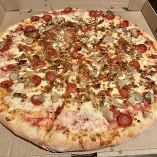 Not the pizza I took home, but same kind and just as delicious! Traveled well!