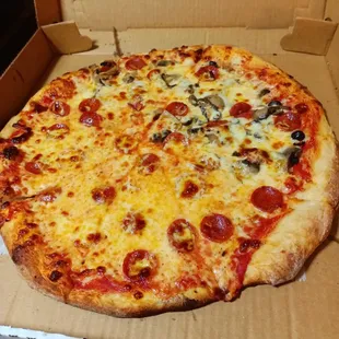 a pizza in a box