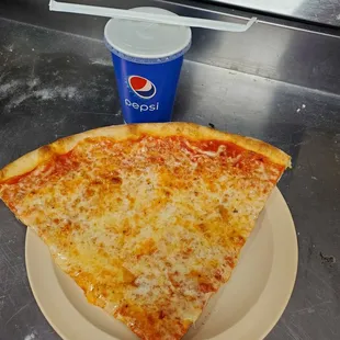 2 cheese slices and drink $ 4.95