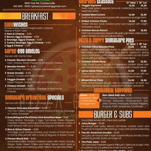 Menu Front