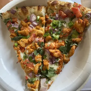 Chicken Tikka Pizza.