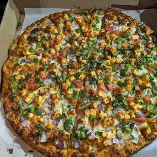 Medium size malai paneer pizza