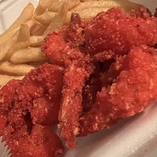 Flamin' Hot shrimp!