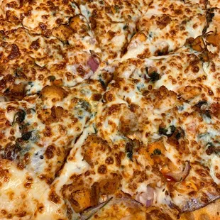 pizza, food