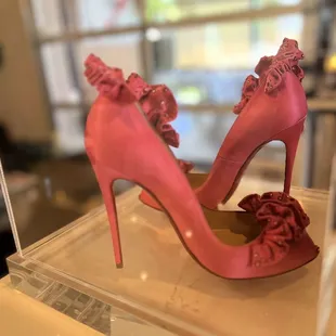Red-soled shoes!!! And autographed!!!