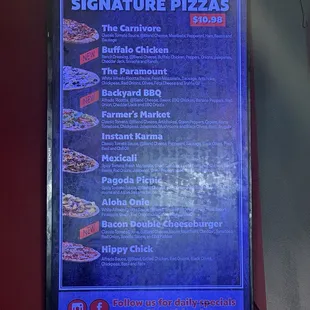 Main menu