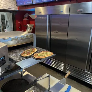 interior, pizza