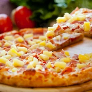 Hawaiian pizza $7.99